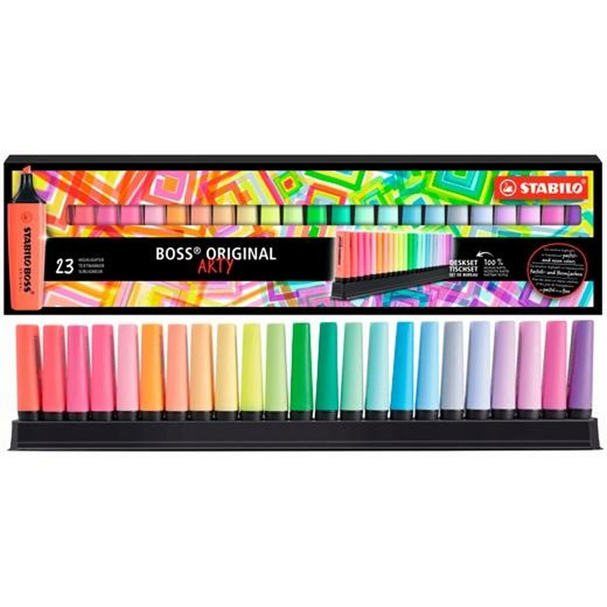 Set Fluorescentnih Markera Stabilo Boss Arty Pisana (5 kom.)